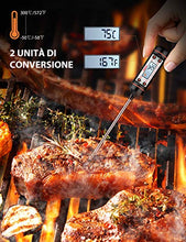 Carica l'immagine nel visualizzatore di Gallery, TOPOP Termometro Cucina, Digitale da Cucina con 5S Lettura... - Ilgrandebazar
