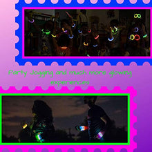 Carica l'immagine nel visualizzatore di Gallery, Adelama Braccialetti Luminosi Fluorescenti Fluo per Feste Glowstick Party...