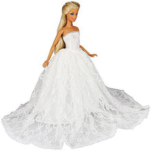 Carica l'immagine nel visualizzatore di Gallery, Miunana Abito Da Sposa Con Velo E Corona Senza Vestito Bianco + + - Ilgrandebazar