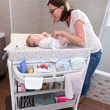 Carica l'immagine nel visualizzatore di Gallery, Safety 1st Dolphy Fasciatoio con vaschetta per bagnetto neonato, con...