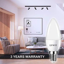 Carica l'immagine nel visualizzatore di Gallery, Lampadine a LED E14 Candela, 5W Equivalenti a 40W, C37 6500K-6Pezzi