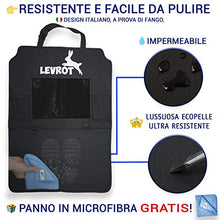 Carica l'immagine nel visualizzatore di Gallery, Levrot Set Proteggi Sedili Auto Bambini - Organizer con Tasca per Tablet e... - Ilgrandebazar