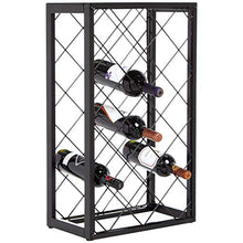 Carica l'immagine nel visualizzatore di Gallery, AmazonBasics - Portabottiglie di vino con ripiano, per 23 bottiglie - Ilgrandebazar