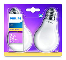 Carica l'immagine nel visualizzatore di Gallery, Philips Lighting 2 Lampadine LED Classic A60 E27 WW FR ND 2BC/10, 7 W,... - Ilgrandebazar