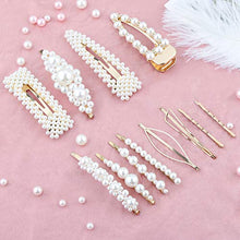 Carica l'immagine nel visualizzatore di Gallery, Perla Clip di Capelli -12 PZ capelli Forcine Per Clip-1 - Ilgrandebazar