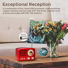 Carica l'immagine nel visualizzatore di Gallery, PRUNUS Radio a transistor ricaricabile Bluetooth in stile Classico Retro...