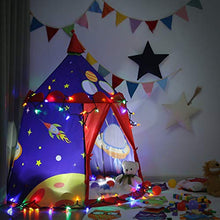Carica l'immagine nel visualizzatore di Gallery, SONGMICS Tenda da Gioco Castello con Astronavi per Ragazzi e Bambini, rosso - Ilgrandebazar