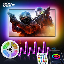 Carica l'immagine nel visualizzatore di Gallery, Striscia LED USB WiFi con Telecomando a Infrarossi, Maxcio Tv 2m