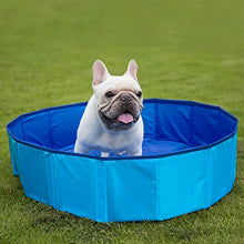 Carica l'immagine nel visualizzatore di Gallery, xuehaostore Piscina per Cani Portatile, Vasca da Bagno Pieghevole 80*20