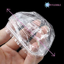 Carica l'immagine nel visualizzatore di Gallery, JUN-H 100 Coperture per Orecchie in Plastica Trasparenti Impermeabili... - Ilgrandebazar