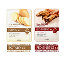 Carica l'immagine nel visualizzatore di Gallery, Jluna korea real essence facial sheet masks 10 pack - 10 different types of... - Ilgrandebazar