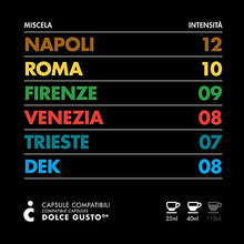 Carica l'immagine nel visualizzatore di Gallery, Il Caffè Italiano - Nescafè Dolce Gusto 96 Capsule compatibili - Kit...