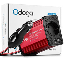 Carica l'immagine nel visualizzatore di Gallery, Odoga Inverter di Potenza, Invertitore 300W per Auto, Convertitore da rosso - Ilgrandebazar