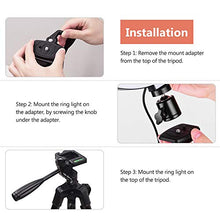 Carica l'immagine nel visualizzatore di Gallery, Andoer Luce ad Anello LED da 10 Pollici con Treppiede Supporto per Telefono...