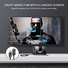 Carica l'immagine nel visualizzatore di Gallery, TechRise Cavo DP a HDMI 2m DisplayPort a Adattatore Placcato in Oro,...