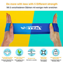 Carica l'immagine nel visualizzatore di Gallery, WOTEK Elastici Fitness, Bande di Resistenza Fitness con 5 Livelli di...