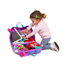 Carica l'immagine nel visualizzatore di Gallery, Trunki Valigia Cavalcabile Per Bambini: La Gatta Cassie (Viola) Viola (Purple)