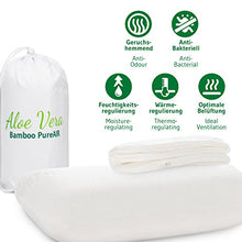 Carica l'immagine nel visualizzatore di Gallery, Cuscino VOLAR Aloe Vera in Memory-foam con carbone di bambù, cuscino Bianco