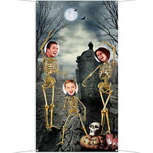 Carica l'immagine nel visualizzatore di Gallery, Sfondo di Halloween Scheletro Cranio Fotografia Tema Halloween...