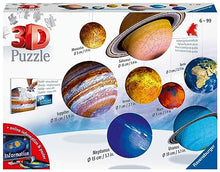 Carica l'immagine nel visualizzatore di Gallery, Ravensburger - Puzzle 3D, Sistema Planetario, Età Consigliata 6+, 540 Pezzi