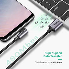 Carica l'immagine nel visualizzatore di Gallery, UGREEN 2 Pezzi 1m 2m Cavo USB C 90 Gradi 3A Supporta Ricarica Rapida QC 3.0... - Ilgrandebazar