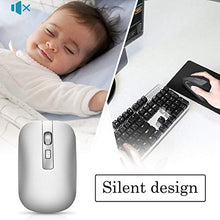 Carica l'immagine nel visualizzatore di Gallery, GeekerChip Mouse Bluetooth,Mouse Wireless 1.Argento Bluetooth
