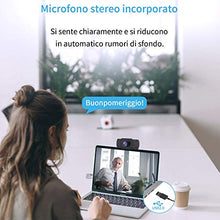 Carica l'immagine nel visualizzatore di Gallery, wansview Webcam 1080P con Microfono, PC Laptop Desktop Computer USB 2.0 Full...
