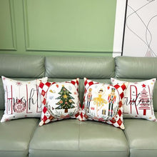 Carica l'immagine nel visualizzatore di Gallery, ARNTY Natale Federe Cuscini Divano 45x45, Natale Federe Cuscino,Cuscini Natalizi,Copricuscini Divano Set di 4 Fodere Cuscini Moderna Federe Decorative Camera da Letto Divano Cuscino per Esterno