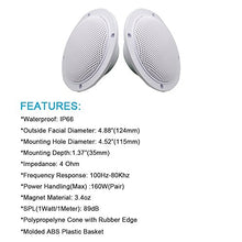Carica l'immagine nel visualizzatore di Gallery, Herdio - Set di altoparlanti da soffitto, Bluetooth, impermeabili, per bianca