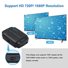 Carica l'immagine nel visualizzatore di Gallery, MISOTT Convertitore da Scart a HDM, Ingresso Uscita HDMI Adattatore,... - Ilgrandebazar