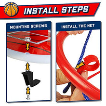 Carica l'immagine nel visualizzatore di Gallery, Symiu Canestro Basket Pallacanestro Tabellone Giardino Giochi all...