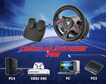 Carica l'immagine nel visualizzatore di Gallery, Subsonic - Volante da corsa Racing Wheel Universal con pedali per...