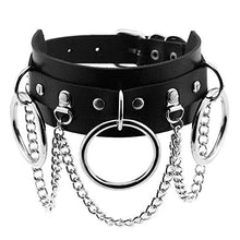 Carica l'immagine nel visualizzatore di Gallery, 1 Pezzo Trend PU Catena Clavicola,O-Ring Clavicola, Collana O-Ring... - Ilgrandebazar