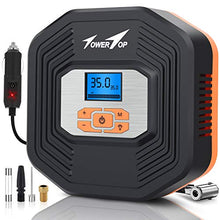Carica l'immagine nel visualizzatore di Gallery, TowerTop Compressore Aria Portatile Auto, 12V DC Mini Pompa Elettrica con...