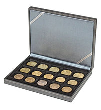 Carica l'immagine nel visualizzatore di Gallery, Lindner 2363-15 NERA Coin Case XM with 15 square compartments for coins or... - Ilgrandebazar