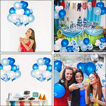 Carica l'immagine nel visualizzatore di Gallery, ZWOOS 70 Pezzi Palloncini Blu, Elio Compleanno Blu