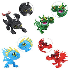 Carica l'immagine nel visualizzatore di Gallery, MINGZE 8pcs Dragons, How to Train Your Dragon, Mini, Multicolore