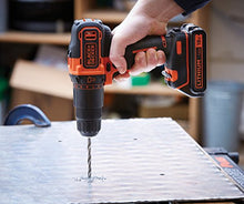 Carica l'immagine nel visualizzatore di Gallery, Black+Decker BDCHD18K-QW Trapano/Avvitatore con Percussione, 18 W, 1 Batteria