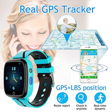 Carica l'immagine nel visualizzatore di Gallery, GPS Smartwatch per Bambini,GPS Tracker Regalo Ragazzi GPS-Blu - Ilgrandebazar