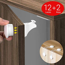 Carica l'immagine nel visualizzatore di Gallery, COSYLAND Chiusure di Sicurezza per Bambini Blocca Cassetti (12 Serrature+2... - Ilgrandebazar
