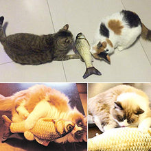 Carica l'immagine nel visualizzatore di Gallery, Dokpav 4PCS 20CM Simulazione Peluche di Pesce, Giocattoli per Gatto,...