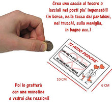 Carica l'immagine nel visualizzatore di Gallery, Gratta E Vinci Personalizzato Degli Innamorati Horus Ti Amo Perchè 2 - Ilgrandebazar
