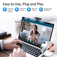 Carica l'immagine nel visualizzatore di Gallery, Campark Webcam per PC 1080p, Autofocus USB con Microfono PC,...