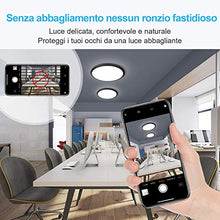 Carica l'immagine nel visualizzatore di Gallery, Plafoniera LED, Bedee bagno IP44, 24 W lampada da soffitto,...