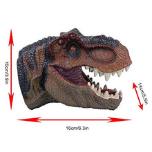 Carica l'immagine nel visualizzatore di Gallery, Zerodis- Puppet Animale Guanti da Animali Cartone Animato Dinosauro Testa #1 - Ilgrandebazar