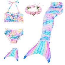 Carica l'immagine nel visualizzatore di Gallery, Costume da bagno a forma di coda sirena, bikini 6-7 anni, Newrainbow