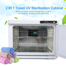 Carica l'immagine nel visualizzatore di Gallery, 2 in 1 calde 8L Scalda asciugamano UV sterilizzatore Cabinet salone di... - Ilgrandebazar