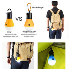 Carica l'immagine nel visualizzatore di Gallery, Winzwon Lampade Led Campeggio, 3 Pack Lampadina Portatile Colourful