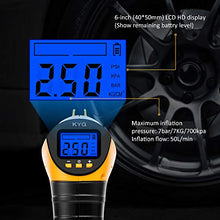 Carica l'immagine nel visualizzatore di Gallery, KYG Compressore Auto Portatile Automatico Aria Mini Pompa... - Ilgrandebazar