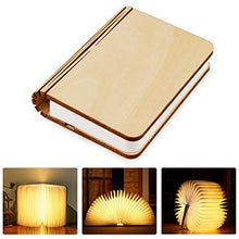 Carica l'immagine nel visualizzatore di Gallery, tronisky Mini Lampada Libro, USB Ricaricabile Pieghevole in Bianca Calda - Ilgrandebazar